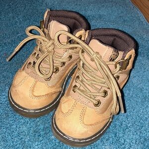 Buster Brown Tan Kids Lace-Up Boots